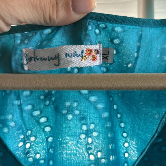 Johnny Was EUC sleeveless lined dress - Picture 2 of 5